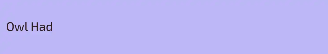 Owl Had